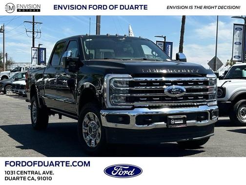 Agate Black Metallic 2025 Ford F-350 Lariat Super Duty