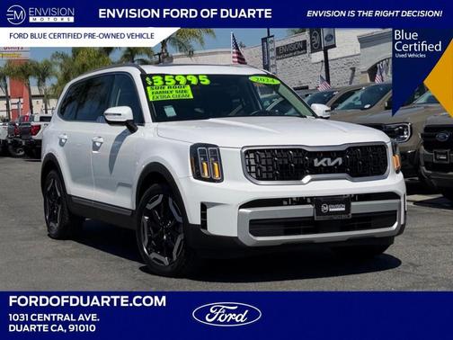 White Pearl 2024 Kia Telluride EX