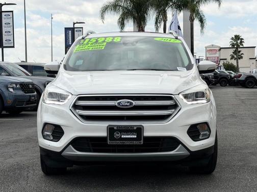 White Platinum 2017 Ford Escape Titanium