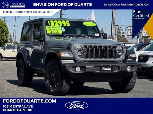 Anvil Clearcoat 2024 Jeep Wrangler Sport