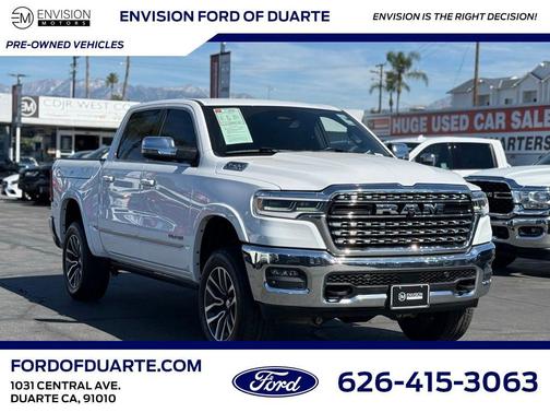 Bright White Clearcoat 2025 RAM 1500 Limited