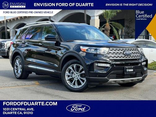 Black Metallic 2023 Ford Explorer Limited