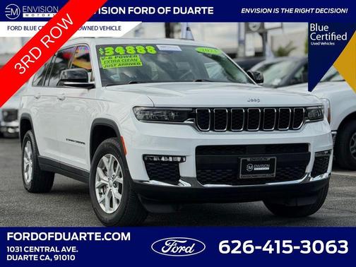 Bright White Clearcoat 2023 Jeep Grand Cherokee L Limited