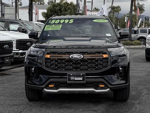 Black Metallic 2026 Ford Explorer Tremor