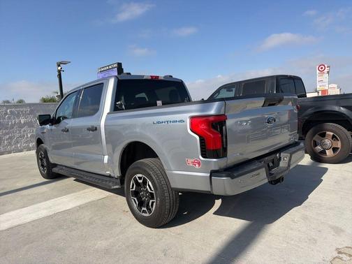 Silver Metallic 2023 Ford F-150 Lightning XLT