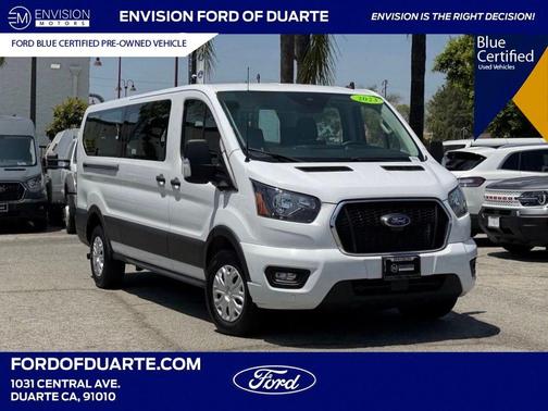 Oxford White 2023 Ford Transit-350 XLT