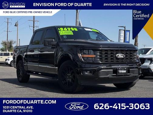 Black Metallic 2024 Ford F-150 STX