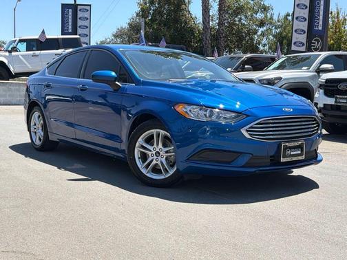 Lightning Blue 2018 Ford Fusion SE