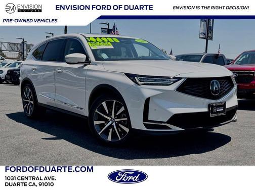Platinum White Pearl 2025 Acura MDX Technology Package