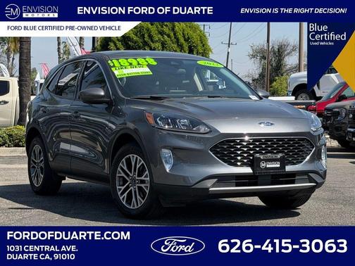 Gray Metallic 2022 Ford Escape SEL