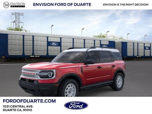 Ruby Red Metallic Tinted Clearcoat 2026 Ford Bronco Sport Heritage