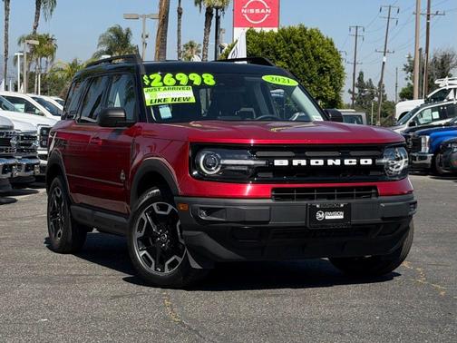 Red Metallic 2021 Ford Bronco Sport Outer Banks