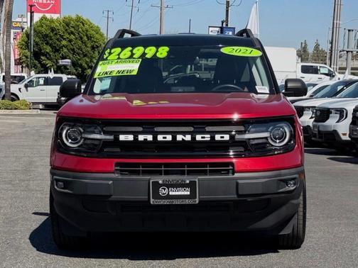 Red Metallic 2021 Ford Bronco Sport Outer Banks