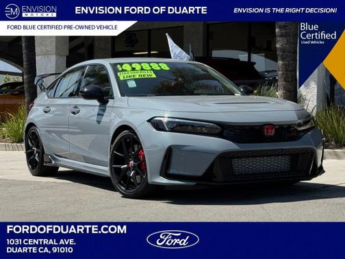 Sonic Gray Pearl 2025 Honda Civic Type R Base