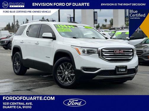 Summit White 2018 GMC Acadia SLT-1