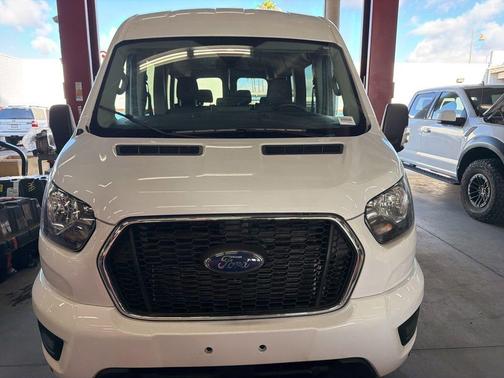 Oxford White 2024 Ford Transit-350 XLT