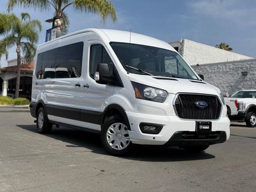 Oxford White 2024 Ford Transit-350 XLT