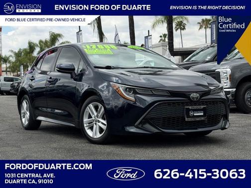 Aqua 2019 Toyota Corolla Hatchback SE