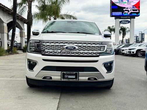 White Platinum Clearcoat Metallic 2019 Ford Expedition Max Platinum