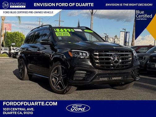 Obsidian Black Metallic 2025 Mercedes-Benz GLS 450 4MATIC