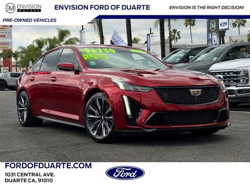 Radiant Red 2023 Cadillac CT5-V Blackwing