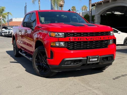 Red 2021 Chevrolet Silverado 1500 Custom