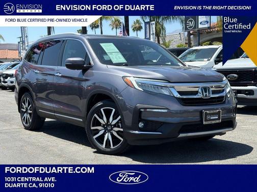 Modern Steel Metallic 2021 Honda Pilot Elite