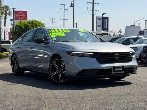 Lunar Silver Metallic 2023 Honda Accord Hybrid Sport