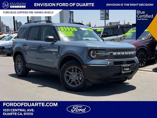 Azure Gray Metallic 2025 Ford Bronco Sport Big Bend