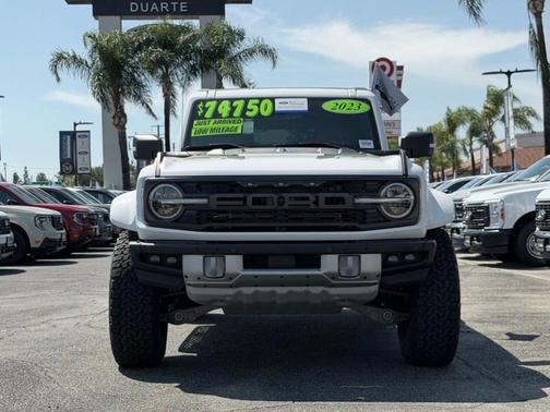 Oxford White 2023 Ford Bronco Raptor