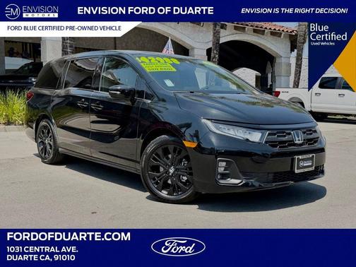 Crystal Black Pearl 2025 Honda Odyssey Sport-L
