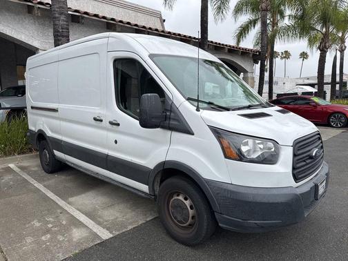Oxford White 2018 Ford Transit-250 148 WB Medium Roof Cargo