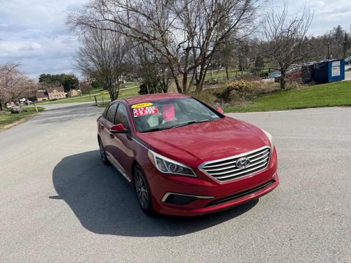 Scarlet Red 2017 Hyundai SONATA Sport 2.0T
