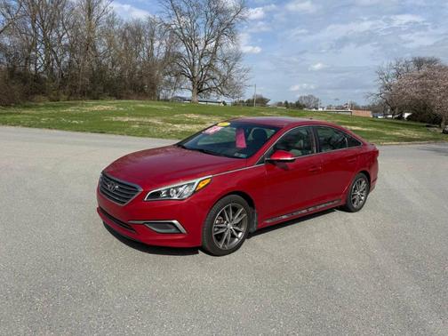 Scarlet Red 2017 Hyundai SONATA Sport 2.0T Sedan