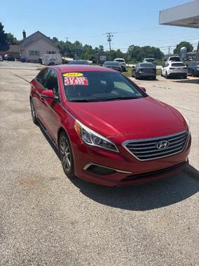 Scarlet Red 2017 Hyundai SONATA Sport 2.0T