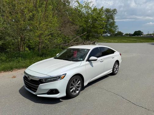 White 2021 Honda Accord LX 1.5T