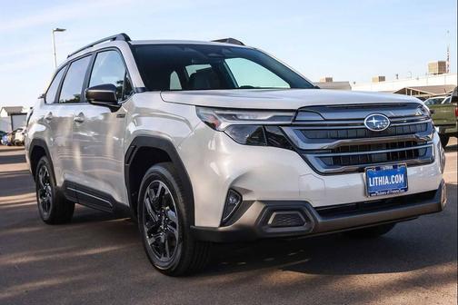 Crystal White Pearl 2026 Subaru Forester Hybrid Limited