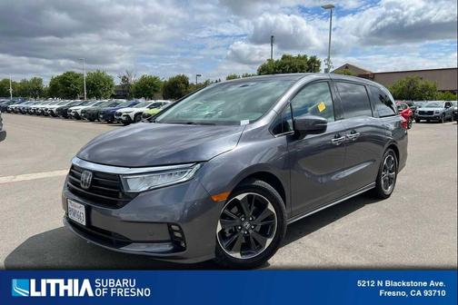 Modern Steel Metallic 2022 Honda Odyssey Elite
