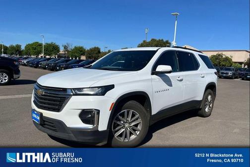 Summit White 2023 Chevrolet Traverse LT Cloth