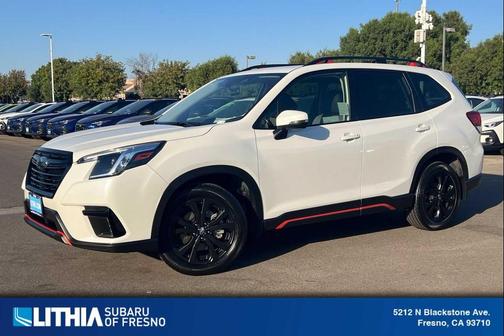 Crystal White Pearl 2023 Subaru Forester Sport