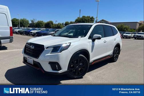 Crystal White Pearl 2022 Subaru Forester Sport