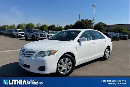 Super White 2011 Toyota Camry LE