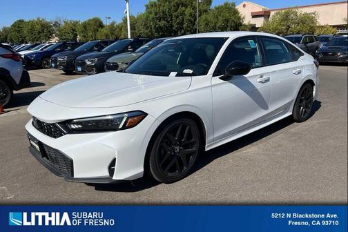 Platinum White Pearl 2026 Honda Civic Sport