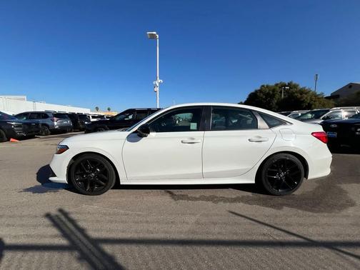 Platinum White Pearl 2024 Honda Civic Sport