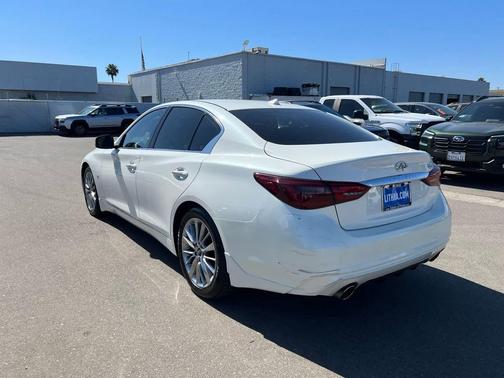 Majestic White 2019 INFINITI Q50 3.0t LUXE