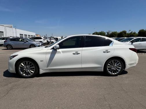 Majestic White 2019 INFINITI Q50 3.0t LUXE