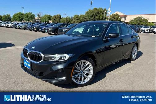 Black 2024 BMW 330e 330e