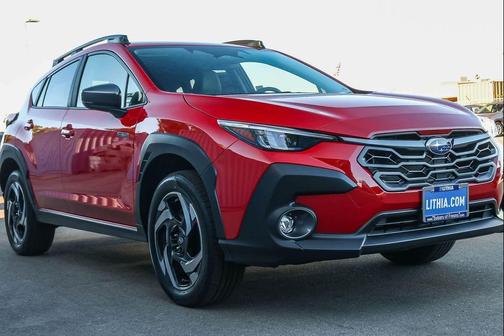 Pure Red 2026 Subaru Crosstrek Hybrid Base