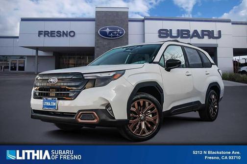 Crystal White Pearl 2026 Subaru Forester Sport