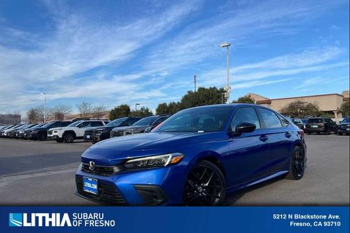 Aegean Blue Metallic 2022 Honda Civic Sport